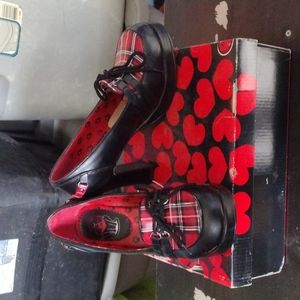 T. U. K. plaid Punk Heels